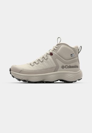 Columbia ESCAPE THRIVE TITANIUM MID - Hiking shoes - cloud grey/deep madeira