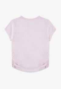 Abercrombie & Fitch RUCHED TEE - T-Shirt print - cradle pink