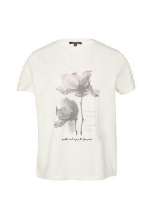 comma, T-shirt imprimé - weiß