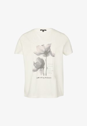 comma, T-shirt imprimé - weiß