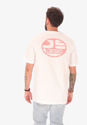 Print T-shirt - bianco