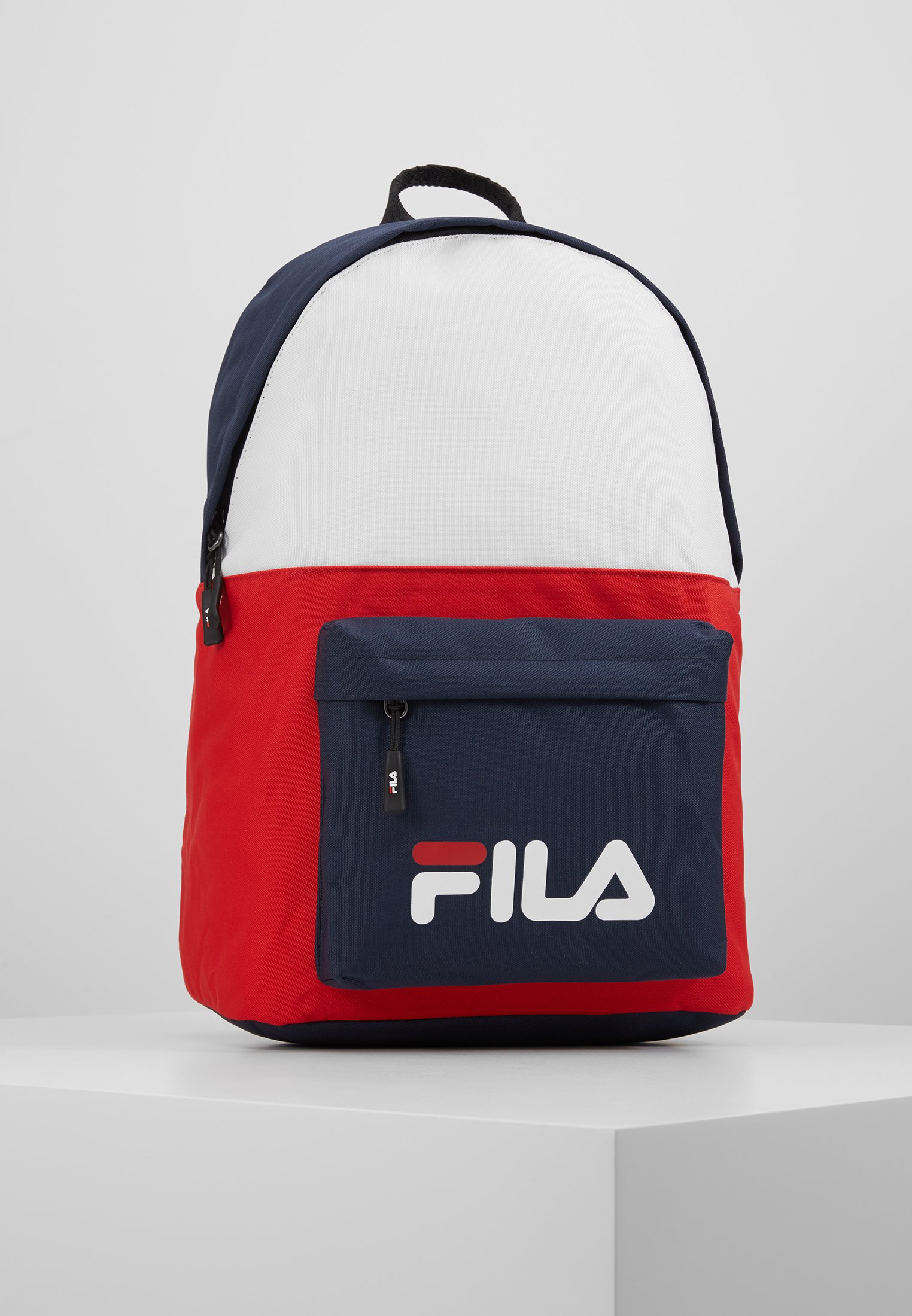 fila backpack red white blue
