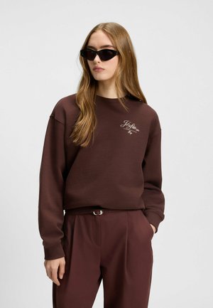 CREW - Sweatshirt - dark brown one