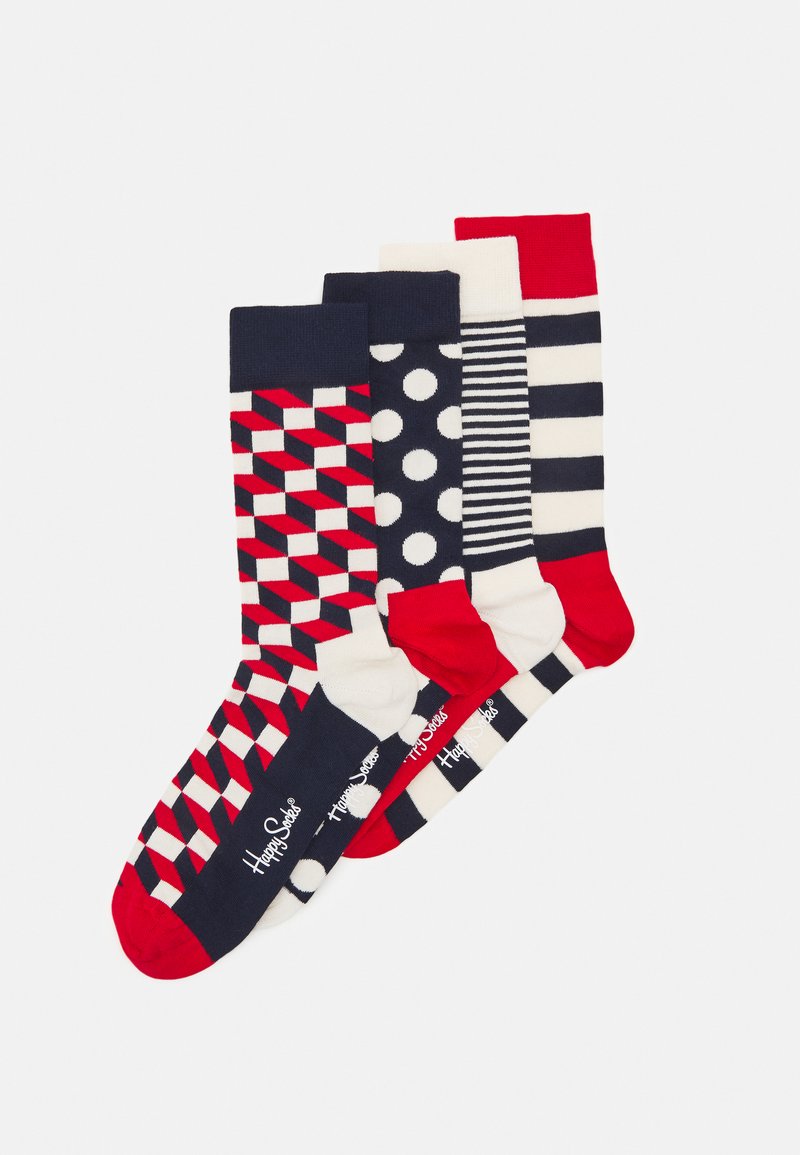 Happy Socks CLASSIC SOCKS GIFT SET UNISEX 4 PACK Sokken navy multi