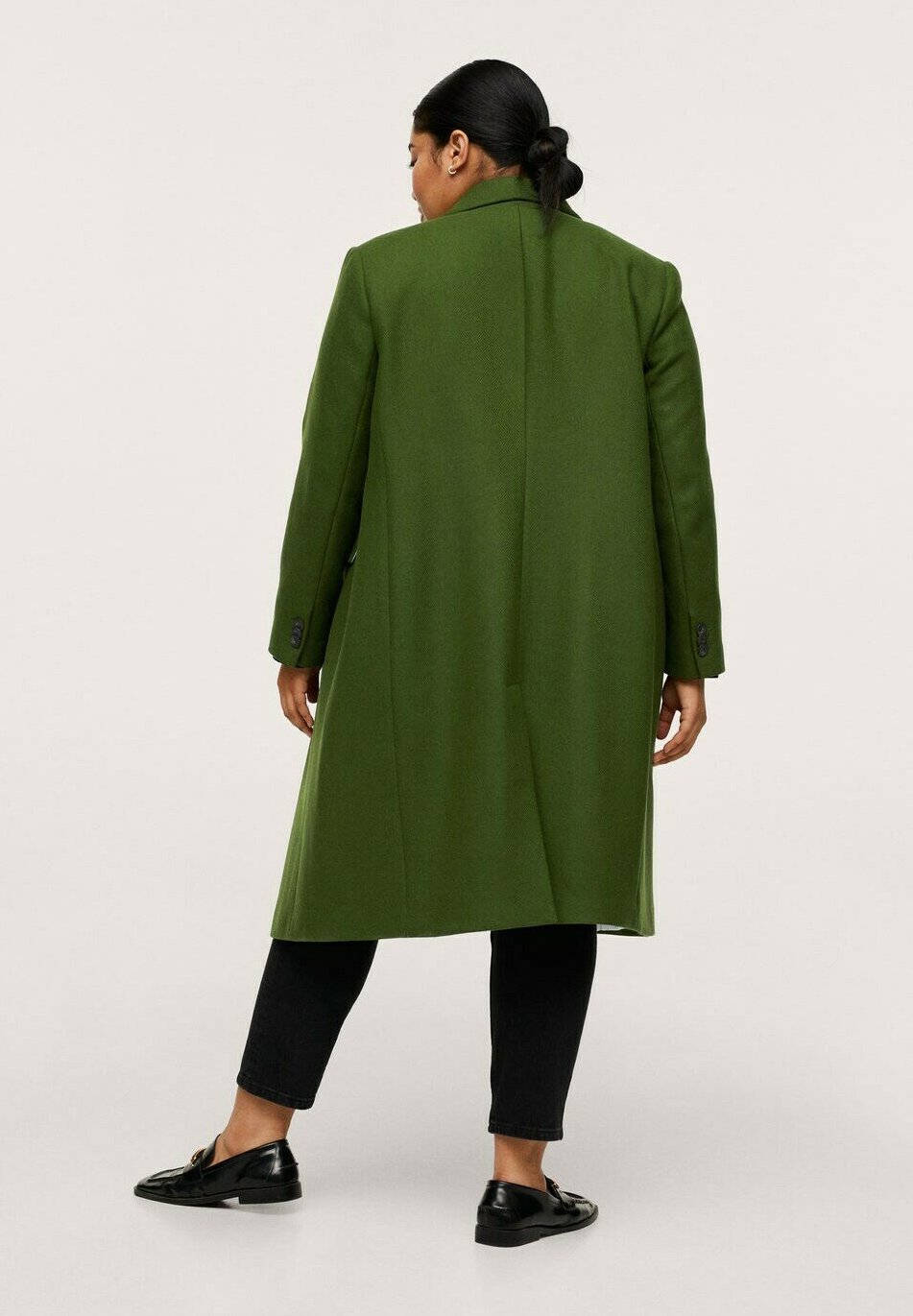 cappotto verde mango
