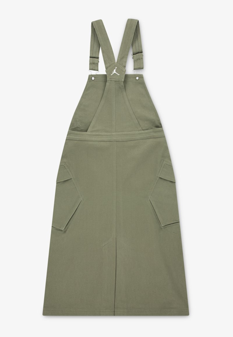olive green dungaree dress Coxley Nusery Dresser Changer Natural main image 0