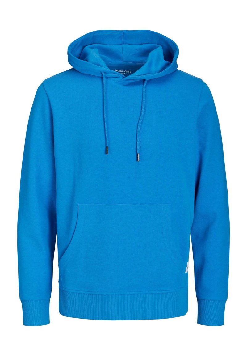 Jack & Jones JJEBASIC HOOD - Felpa con cappuccio - blau