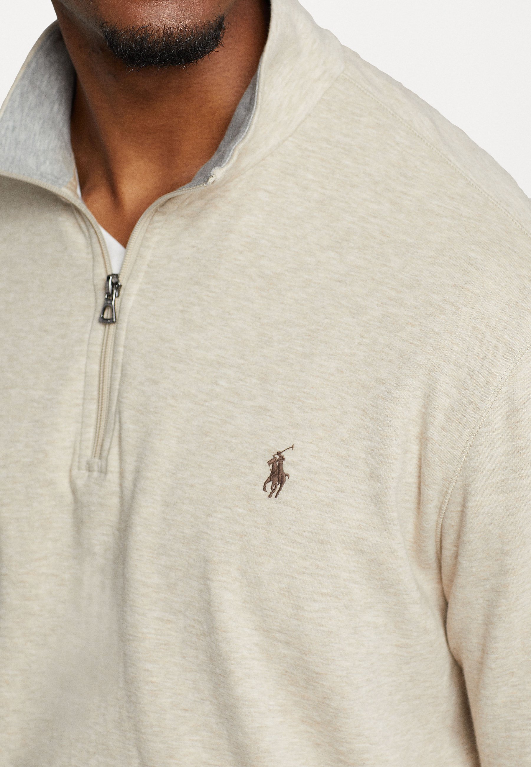 Polo Ralph Lauren Big & Tall LUXURY JERSEY QUARTER ZIP PULLOVER