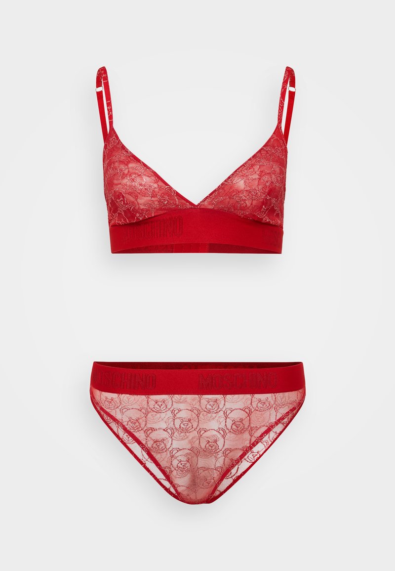 Moschino Underwear Triangel BH rood Moschino Underwear Triangel BH rood