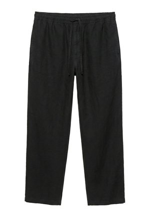 PULL&BEAR, RUSTIC - JOGGERS - Pantalon classique - black