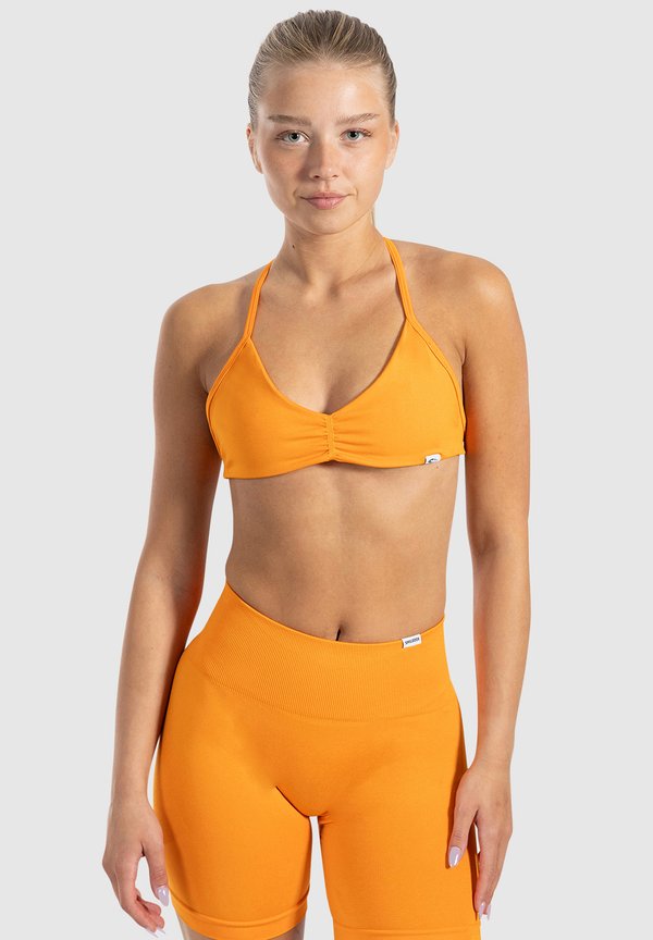 ESTA HALTERNECK YOGA PILATES - Sport-BH mit leichter Stützkraft - orange