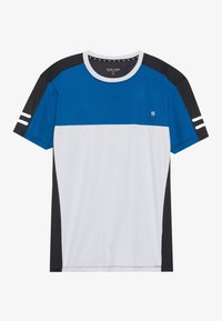 T-shirt estampada - black/dark blue