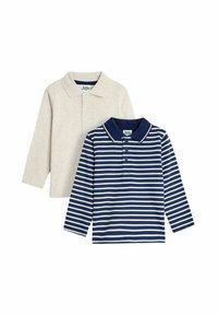 JoJo Maman Bébé 2 PACK- REGULAR FIT - Poloshirt - navy ecru stripe