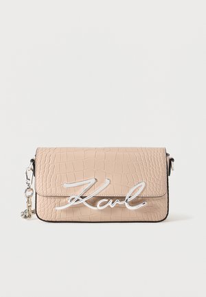 KARL LAGERFELD, SIGNATURE - Τσάντα χειρός - nude pink