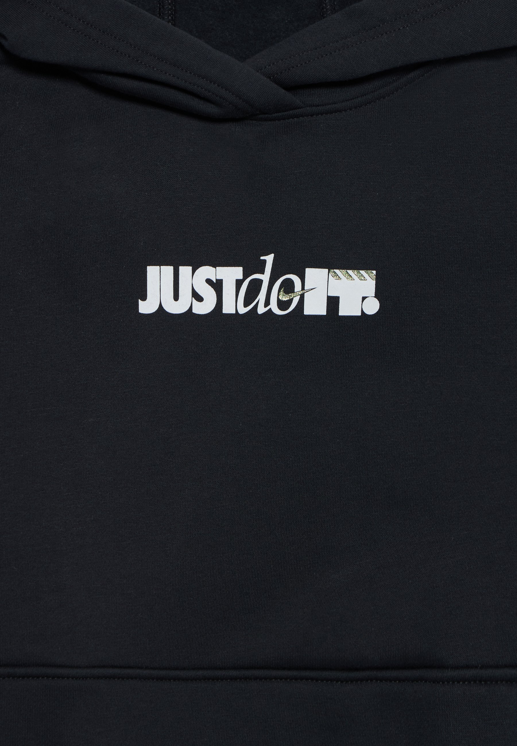 nike hoodie just do it black