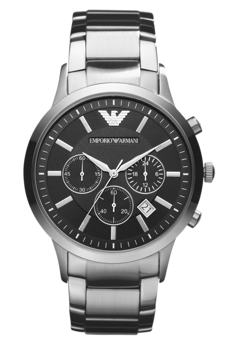 Emporio Armani Montre à aiguilles silver-coloured/argenté