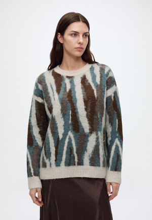 Topshop, TSSCARLET NEW BRUSHED PULLOVER - Пуловер - beige