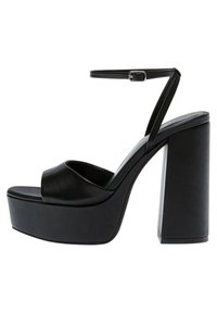 PULL&BEAR Sandales à talons hauts - black