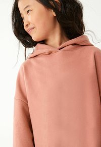 Next LONGLINE STANDARD - Sweat à capuche - rust brown
