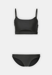 ONLY ONLAMALFI PEEK A BOO SET - Bikini - black