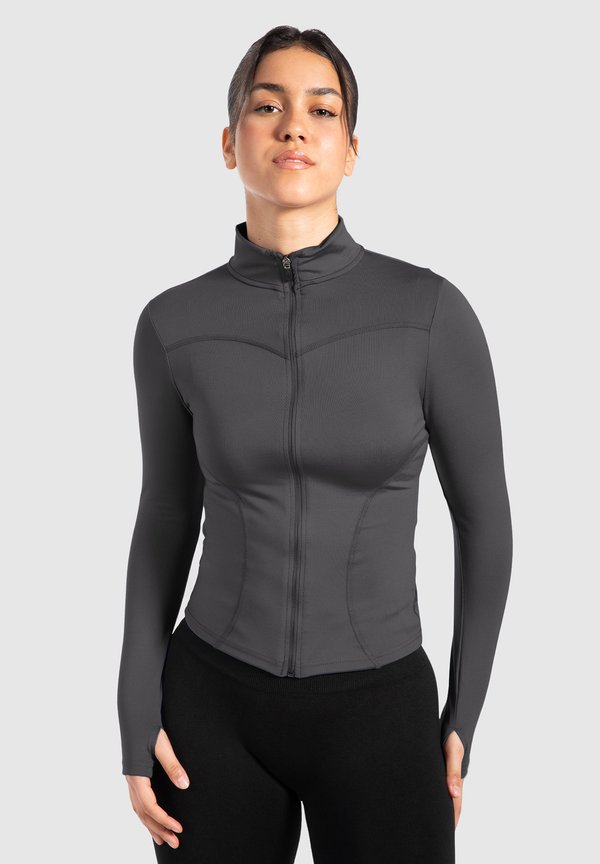 TRAININGS INDIRA - Trainingsjacke - anthrazit