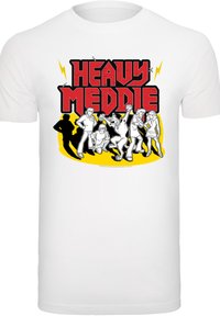 Absolute Cult Scooby Doo Men's Heavy Meddle T-Shirt - Officially Licensed Slim Fit Tee