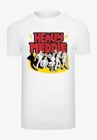 Absolute Cult Scooby Doo Men's Heavy Meddle T-Shirt - Officially Licensed Slim Fit Tee