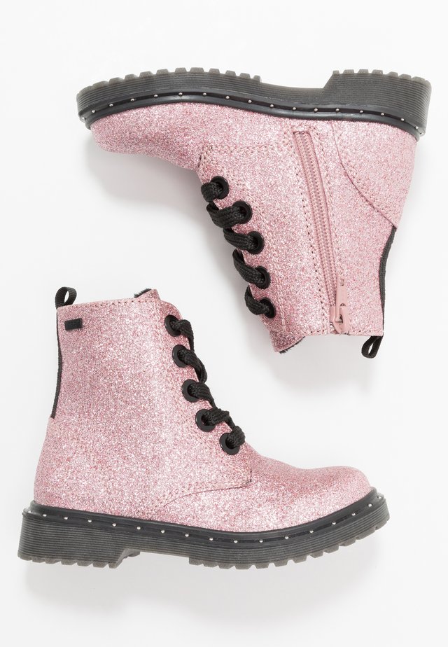 Botines con cordones - rose