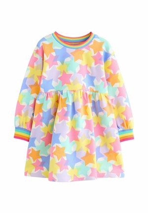REGULAR FIT - SKATER CONFETTI STAR  - Denné šaty - pastel rainbow star