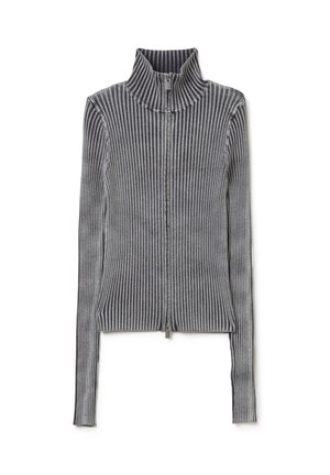 Strickjacke - slate grey