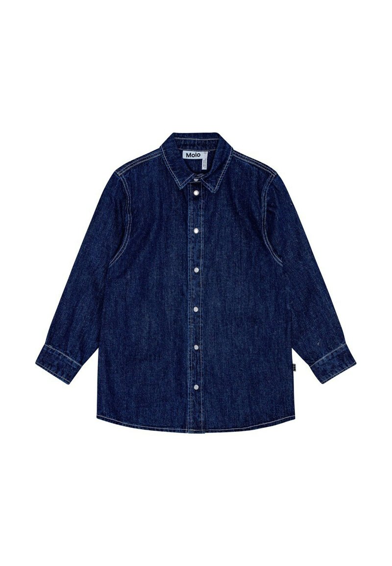 Molo Overhemd blauw denim/bluedenim