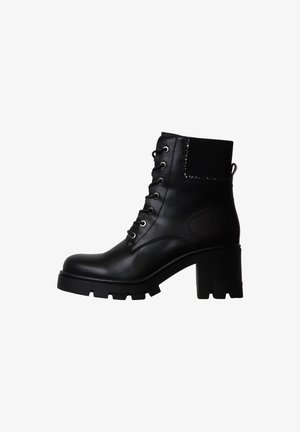 Super Mode, BOTTINES À TALON SUPER MODE - Plateaustøvletter - noir