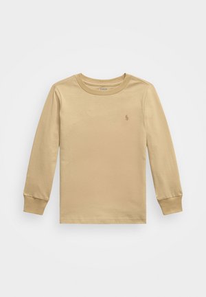 COTTON JERSEY LONG-SLEEVE T-SHIRT - Camiseta de manga larga - vintage khaki