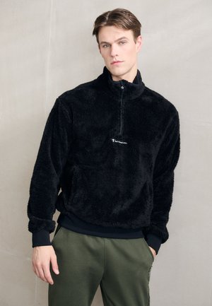 HALF ZIP - Flísová bunda - black