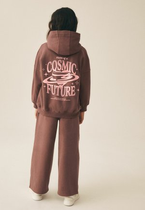 Next, REGULAR FIT - HOODIE . - Hoodie - chocolate brown cosmic
