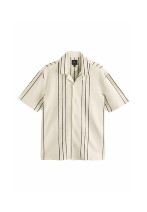 Next REGULAR FIT - TEXTURED STRIPE - Pluus - white black