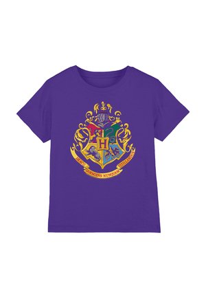 Cotton Soul, HARRY POTTER HOGWARTS CREST UNISEX - T-Shirt print - purple