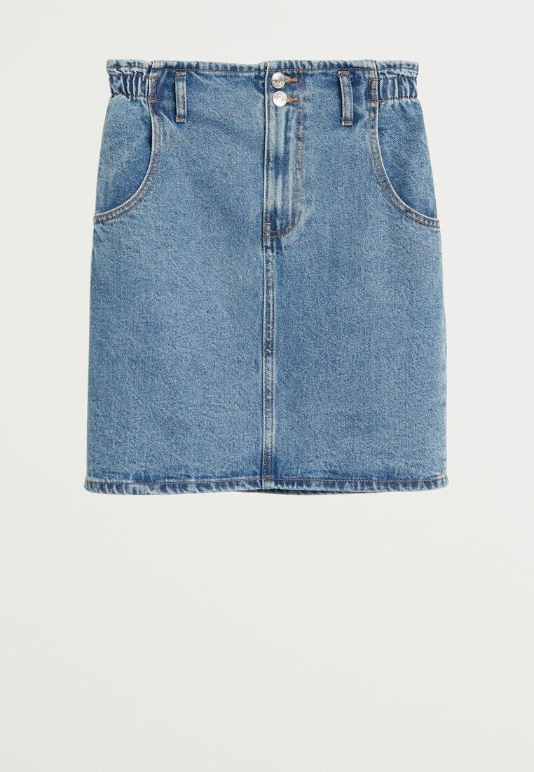 Mango Minirok blauw Mango Minirok blauw