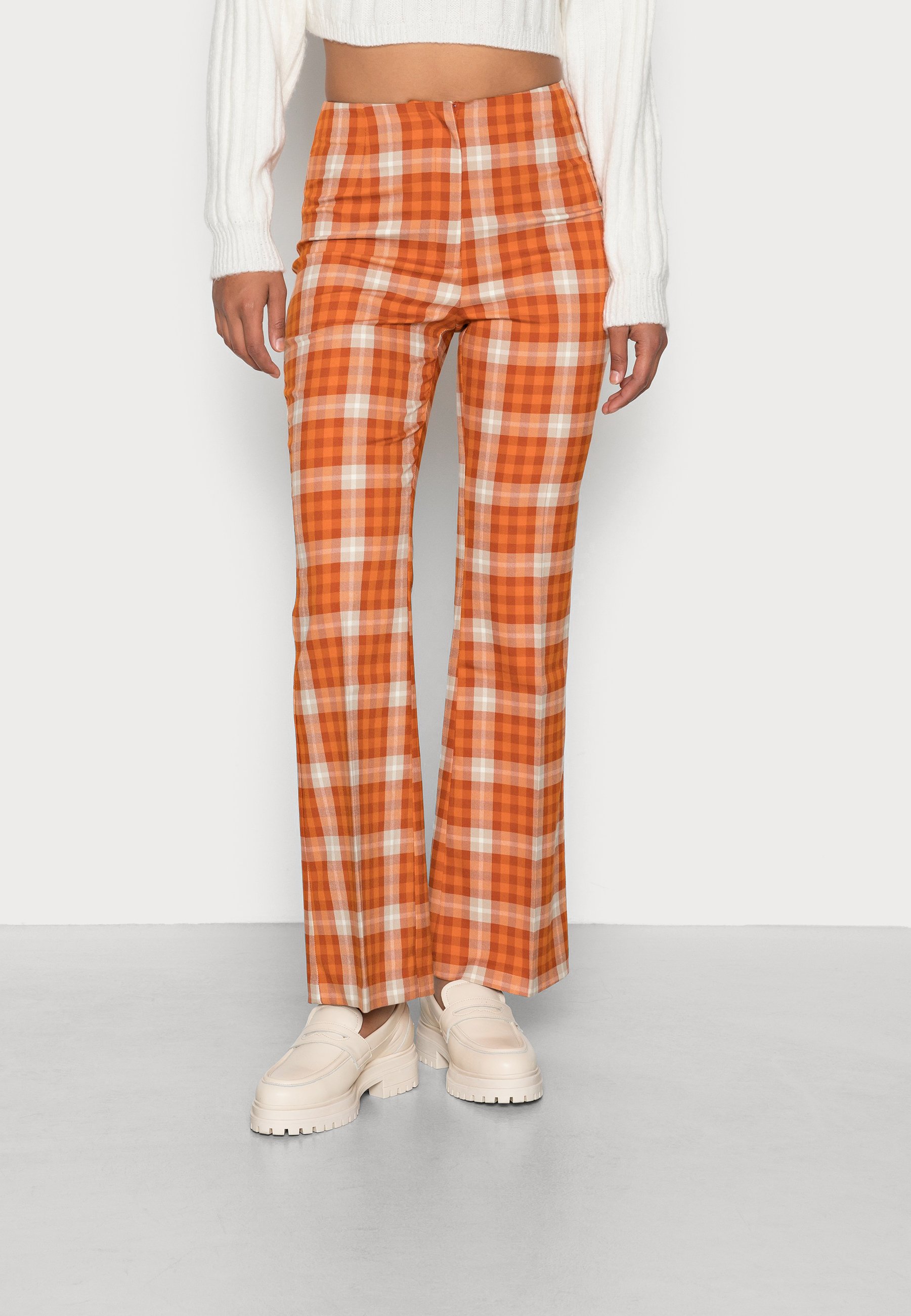 Monki Pantalones - orange/naranja - Zalando.es