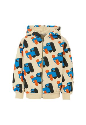 Sweater met rits - beige
