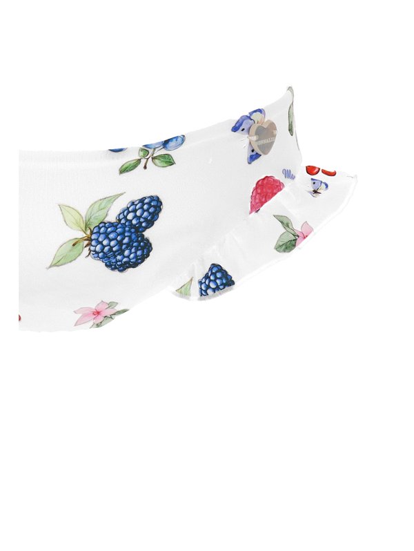 ALICE IN THE WONDERLAND DISNEY COSTUME FRUITY FLOWERS FRUITS - Bikini - bianco3