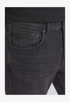 Antony Morato, JEANS HENRY REGULAR ANKLE LENGHT FIT IN BLACK-BLACK DENIM - Vaqueros boyfriend - black