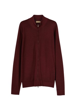 Falconeri, WARM ZIP-UP - Strickjacke - red