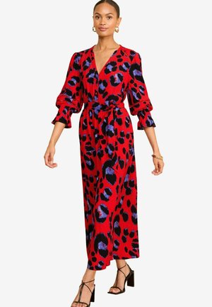 Love & Roses Rochie maxi - red animal