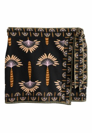 REGULAR FIT - TIE - Hõlmikseelik - black palm