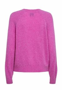 Nümph RIETTE V-NECK - Jopica - vibrant orchid