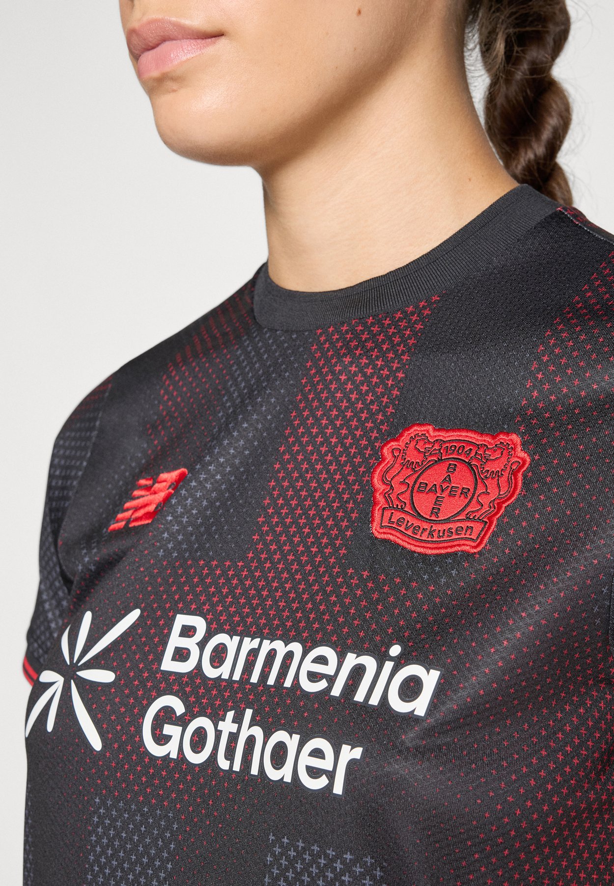 BAYER 04 HOME WOMENS SHORT SLEEVE
