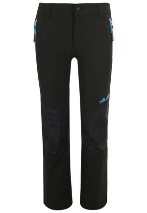 LYSEFJORD  - Stoffhose - black/med blue