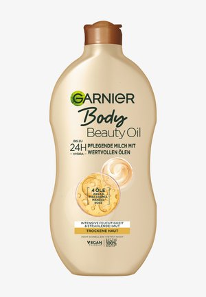 Garnier, BODY OILBEAUTY NOURISHING OIL MILK - Kropsolie og glimmer