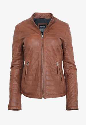 Ricano PADDED - Leren jas - cognac